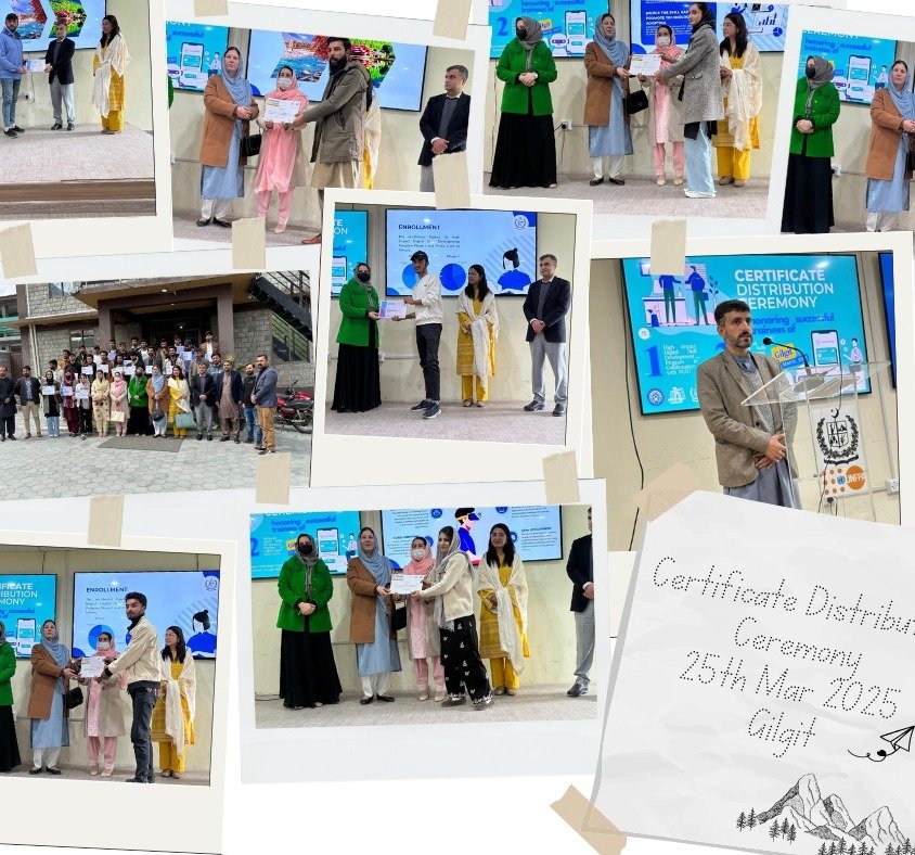 ہائی امپیکٹ اسکلز ڈویلپمنٹ پروگرامز سرٹیفکیٹ تقسیم  تقریب کا انعقاد